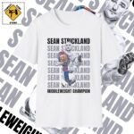 white T-shirt Sean Strickland middleweight champion