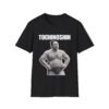 black T-shirt with the sumo wrestler Tochinoshin Tsuyoshir