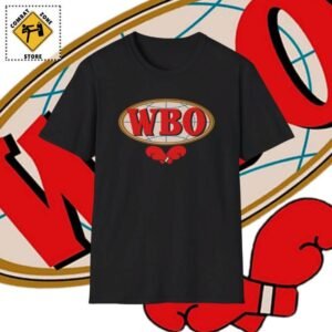 World Boxing organization Black tee mockup