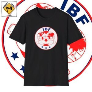 International Boxing Federation Black tee mockup