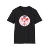 Mockup of an International Boxing Federation black T-shirt