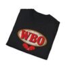 folded World Boxing Organization black Tee