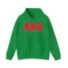AKA American Kickboxing Academy symbol green hoodie male model