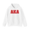 AKA American Kickboxing Academy symbol white hoodie