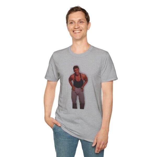 Party Jean Claude Van Damme gray tee