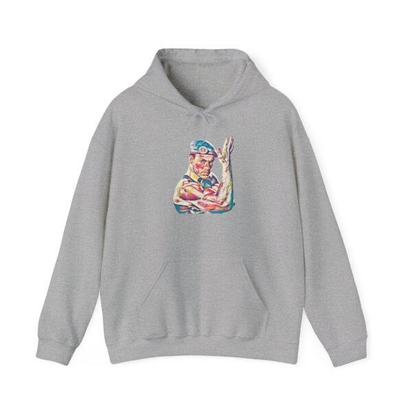 Van Damme as Guile Hoodie gray