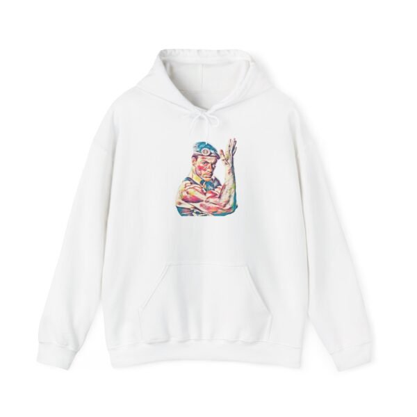 Van Damme as Guile Hoodie white