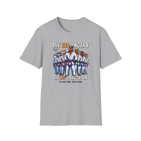 The Tapvengers Jiujitsu gray Tee