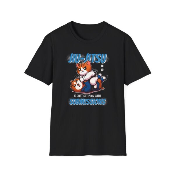 Cat Play With Submissions black Tee
