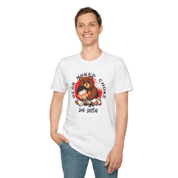 Bear Naked Choke Jiujitsu Tee male model