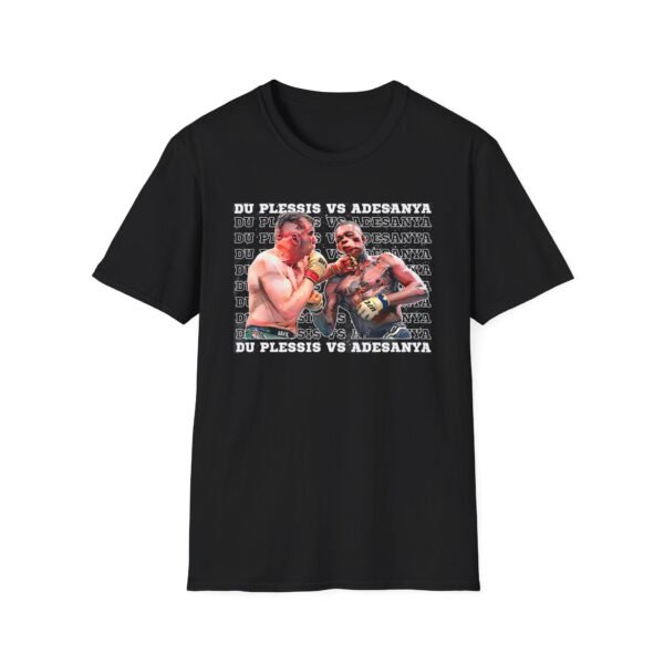 Du Plessis vs Adesanya black Tee