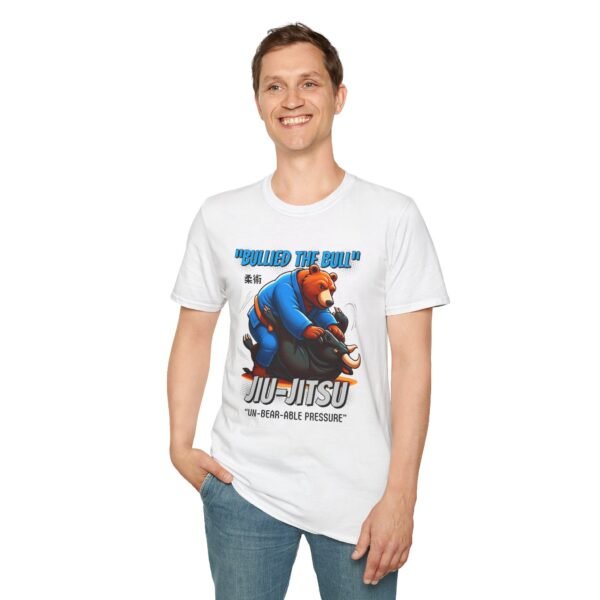 Bullied The Bull Jiujitsu Tee male model