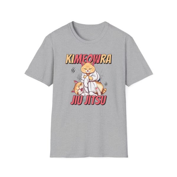 gray version of Kimeowra kimura cat tee design