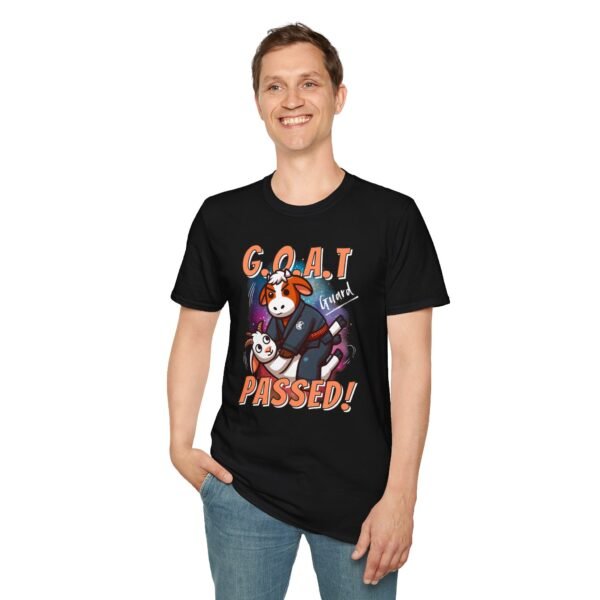 G.O.A.T Guard Passed Jiujitsu Tee male model