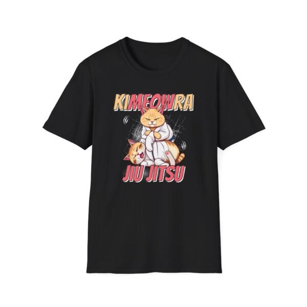 black version of cat kimura submission BJJ art tee