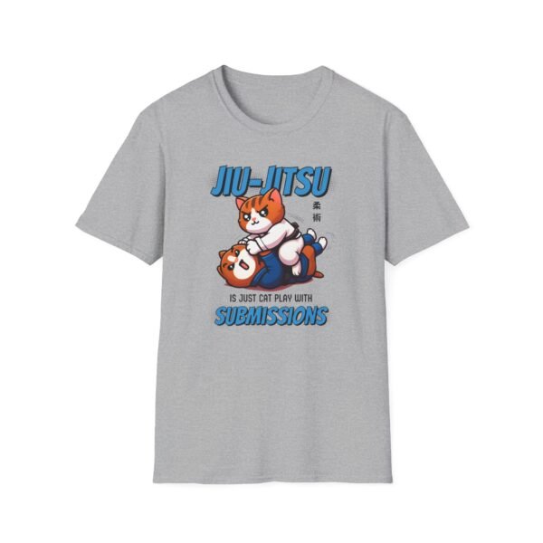 Cat Play With Submissions gray Tee