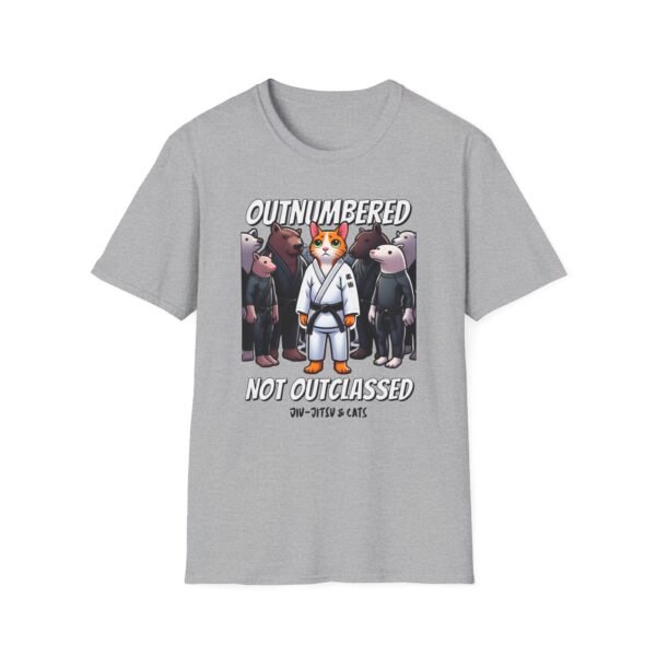 Not Outclassed Jiujitsu gray Tee