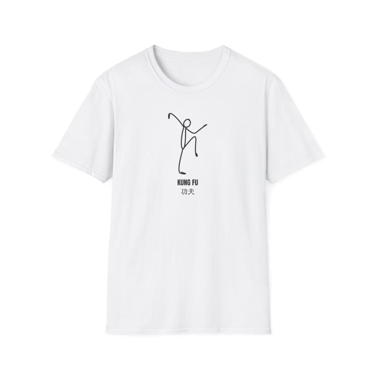 Minimalist Kung Fu Figure Tee