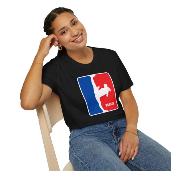 Karate Girl Shadow Tee female model