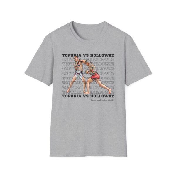 Topuria vs Holloway Violence gray Tee