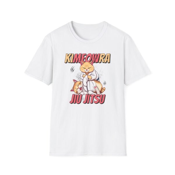 cat securing a kimura on another cat in a playful BJJ graphic