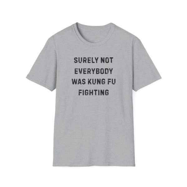 Kung Fu Fighting tee in gray