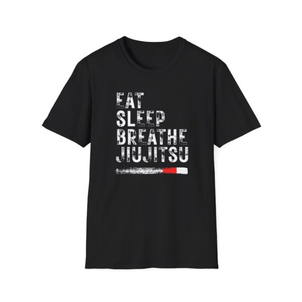 Eat Sleep Breathe Jiujitsu typographic design