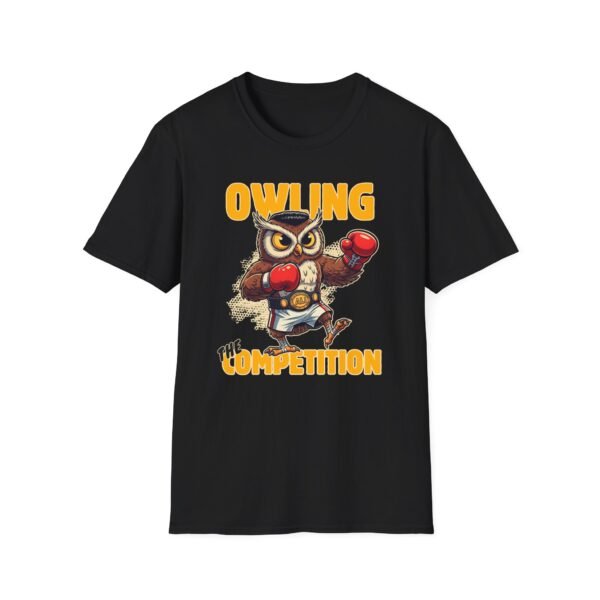 Owling the competition boxing champion t-shirt in black