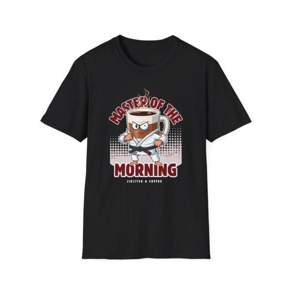 Master of the Morning tee in black