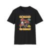 Greatest vs Baddest Tee in black on locker bench