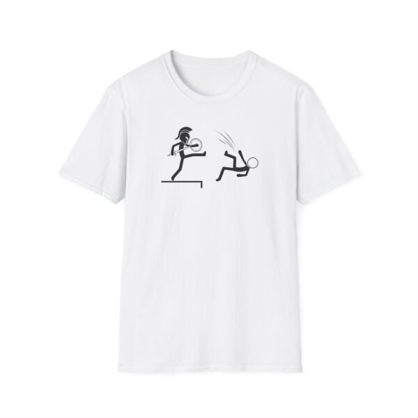 Minimalist Sparta kick doodle artwork