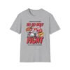 Gray version of Ho Ho Holy Fight Tee design