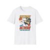 Cartoon Polaroid camera in karate gi doing side kick