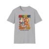 Unicorn Muay Thai Tee in heather gray laid out