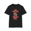 Nighttime knockout king owl boxing t-shirt in black