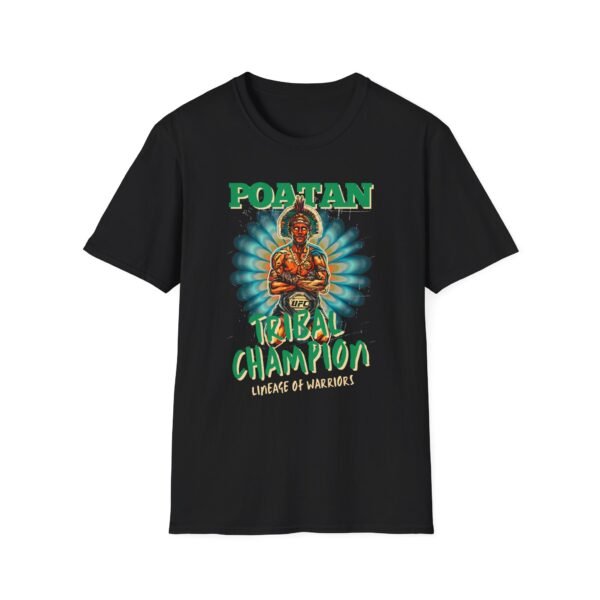 Poatan Tribal Champion tee in black