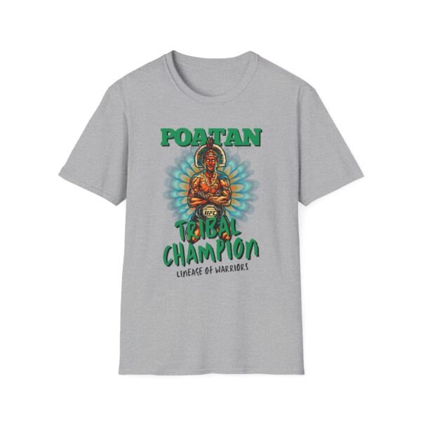 Poatan Tribal Champion tee in gray