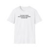 Text-only tee: “I'm only here because my trainer scares me”