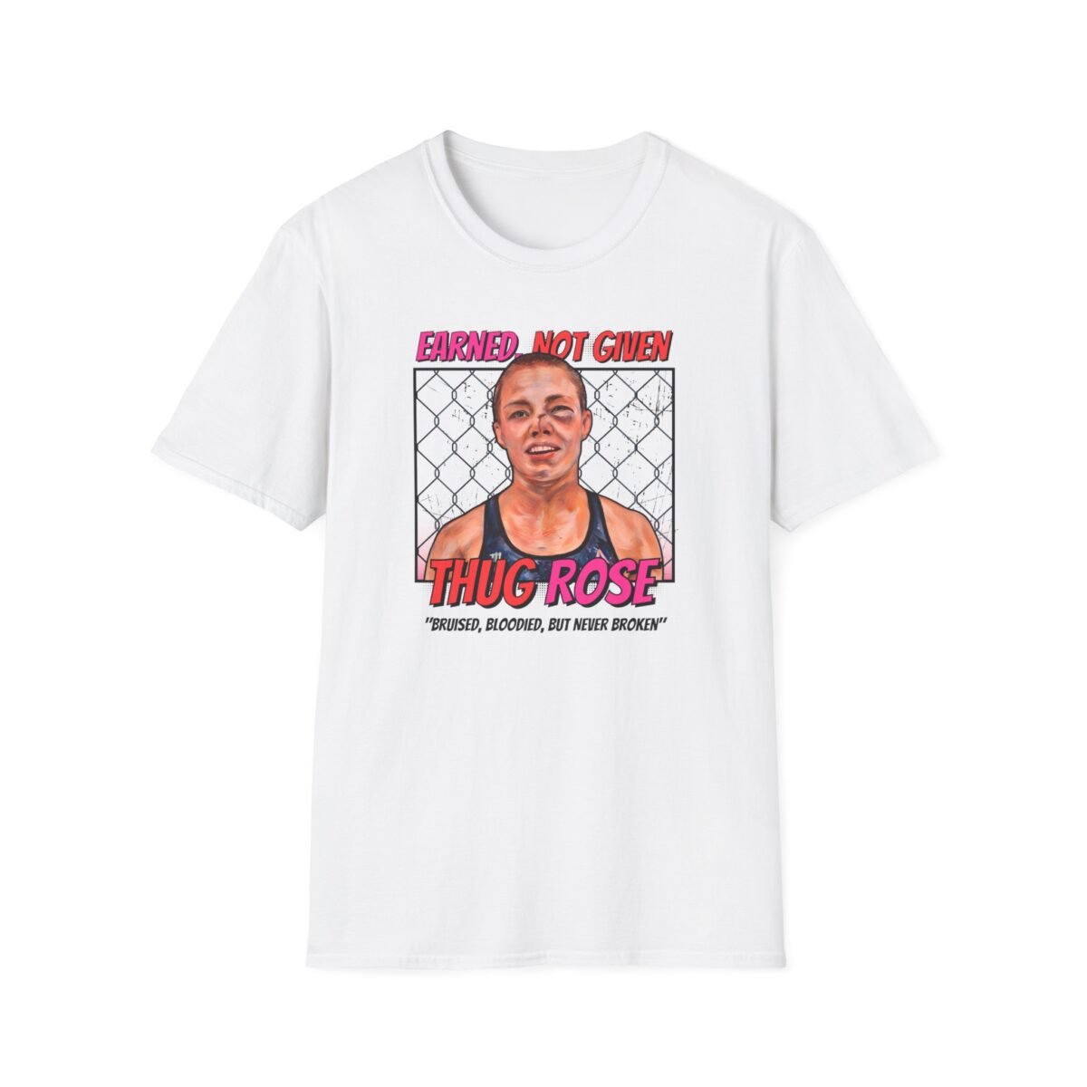 Rose Namajunas swollen eye art
