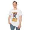 Person wearing shy boxer modesty humor boxing t-shirt