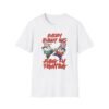 Two bunnies in kung fu outfits fighting martial arts design