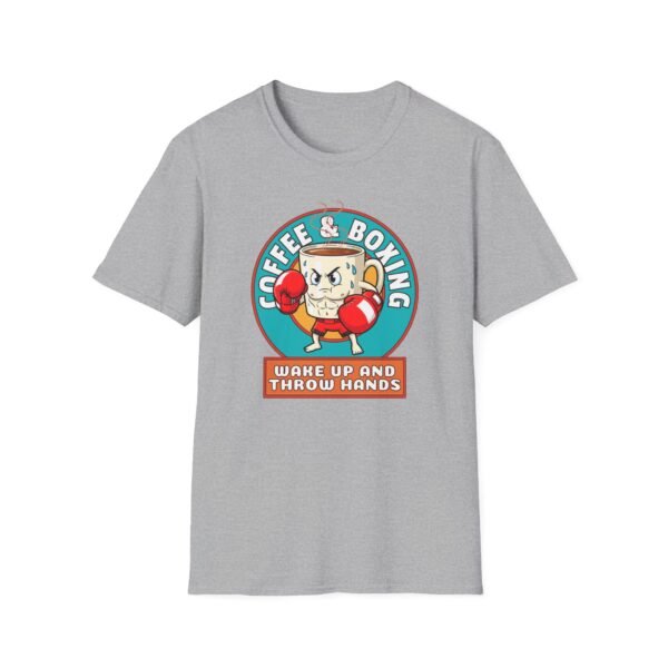 Coffee & Boxing tee in gray