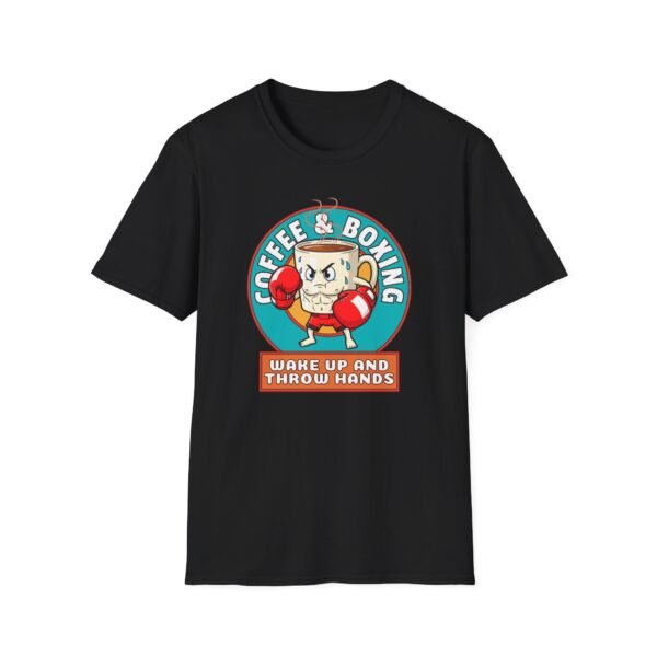Coffee & Boxing tee in black
