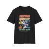 Walkman Warrior Tee in black folded neatly