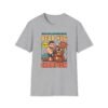 Bear Hug Champion Tee in heather gray folded by gym gear