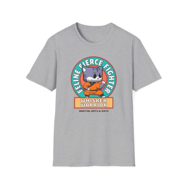 Whisker Warrior tee in gray