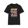 Instant Action Tee in black with photo props