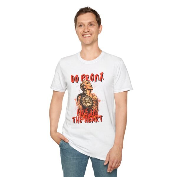Model wearing Charles Oliveira tee