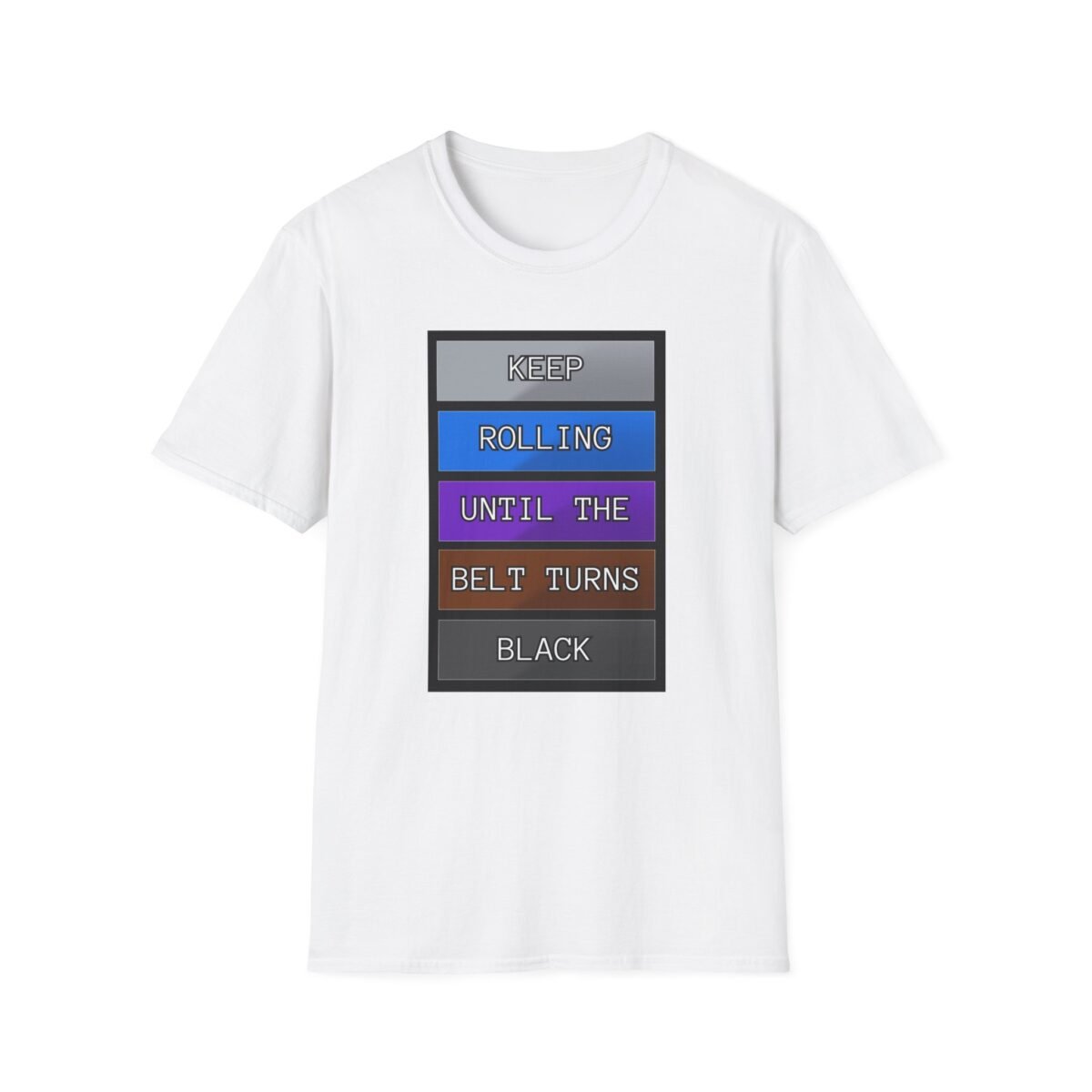 BJJ belt progression design (white to black)