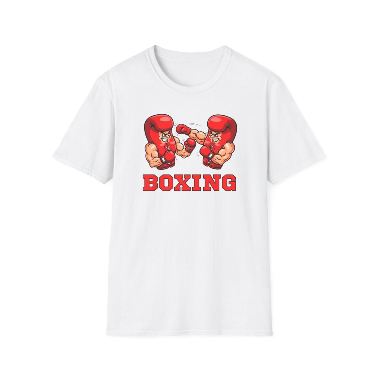 Two cartoon boxing gloves with limbs and gloves boxing